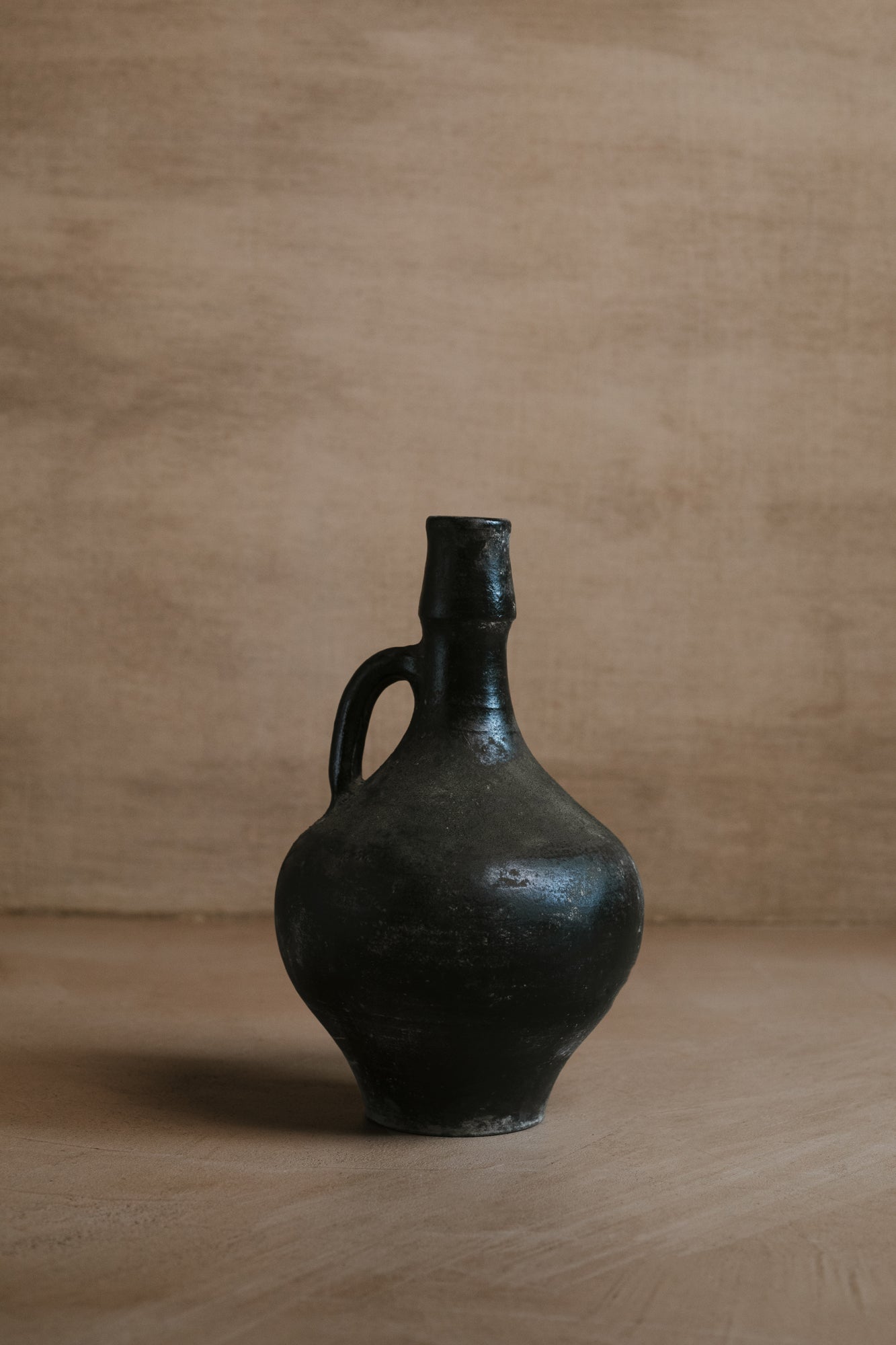 Black Ceramic Vase