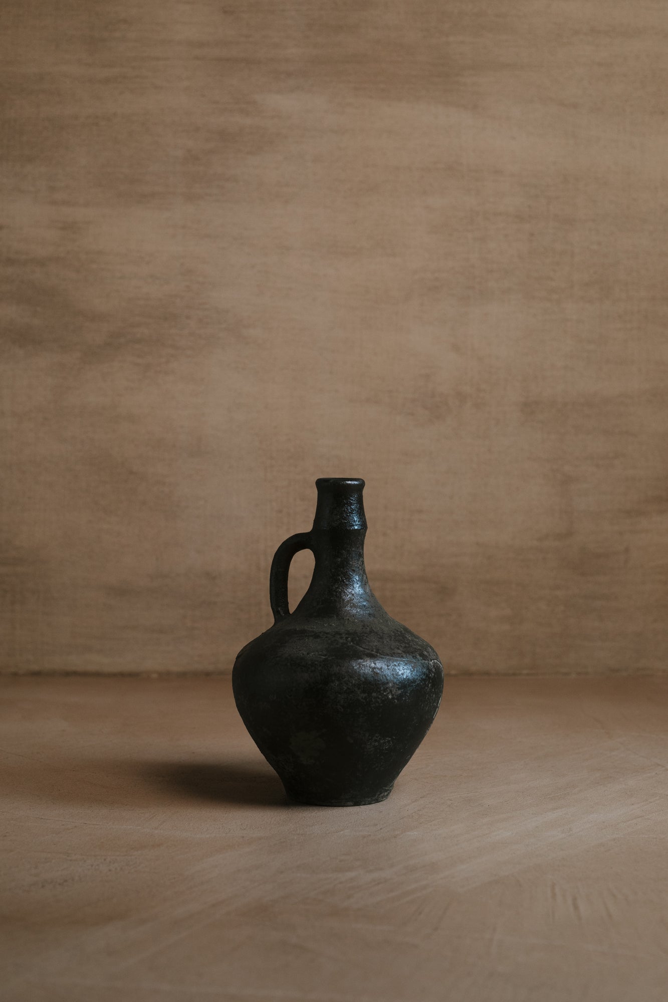 Black Ceramic Vase