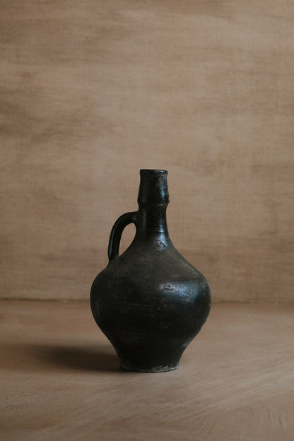 Black Ceramic Vase