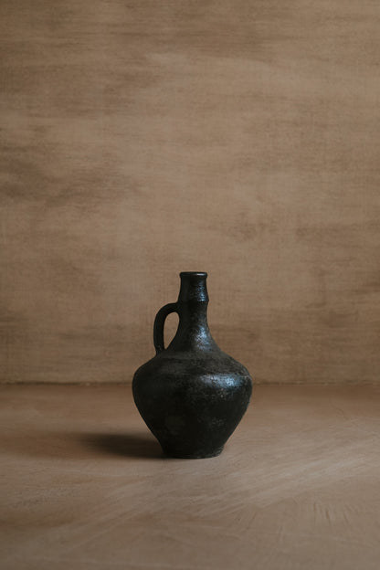 Black Ceramic Vase